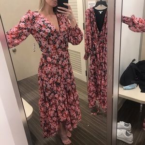 Bar III midi dress size large